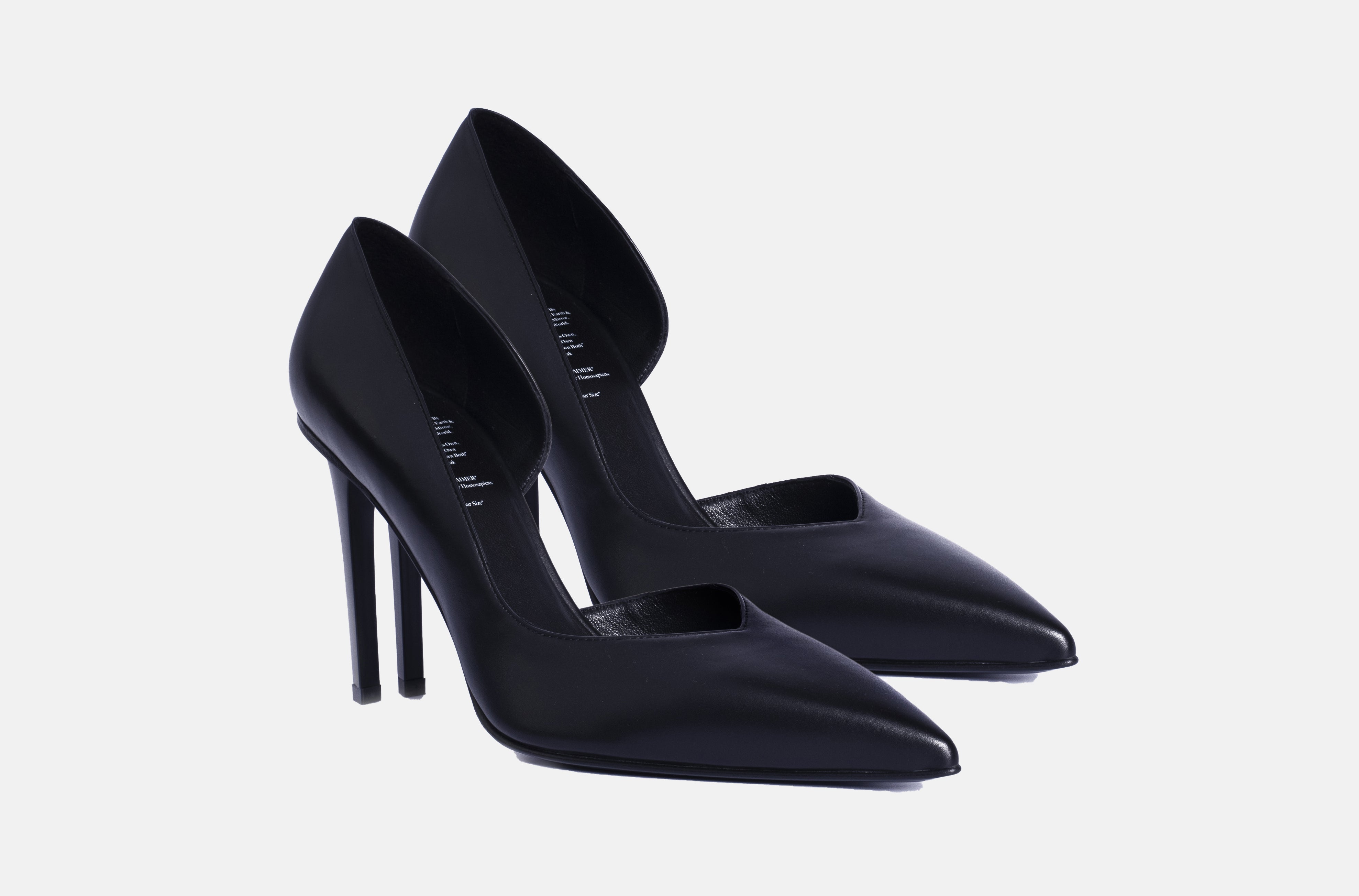 Twin D'orsay Pump Black