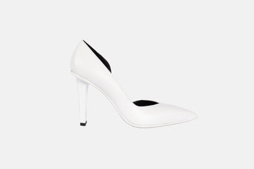 Twin D'orsay Pump White