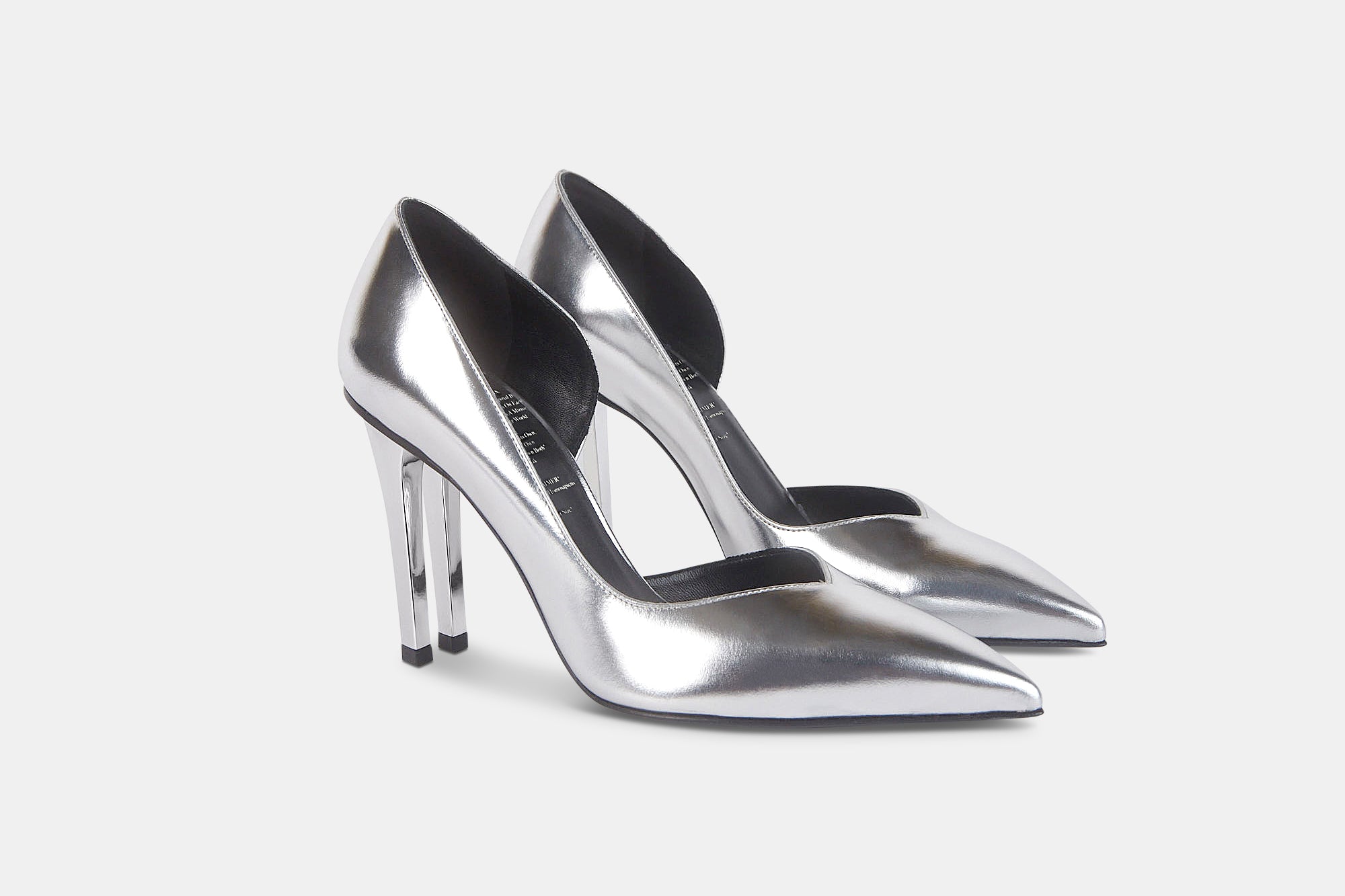 Twin D'orsay Pump Silver