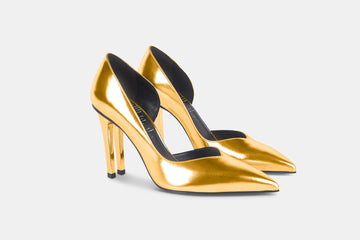 Twin D'orsay Pump Gold