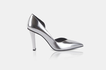 Twin D'orsay Pump Silver