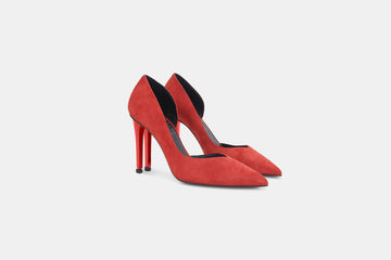 Twin D'orsay Pump Hot Red Made to order